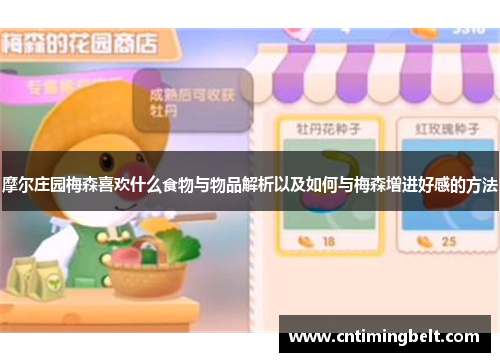 摩尔庄园梅森喜欢什么食物与物品解析以及如何与梅森增进好感的方法